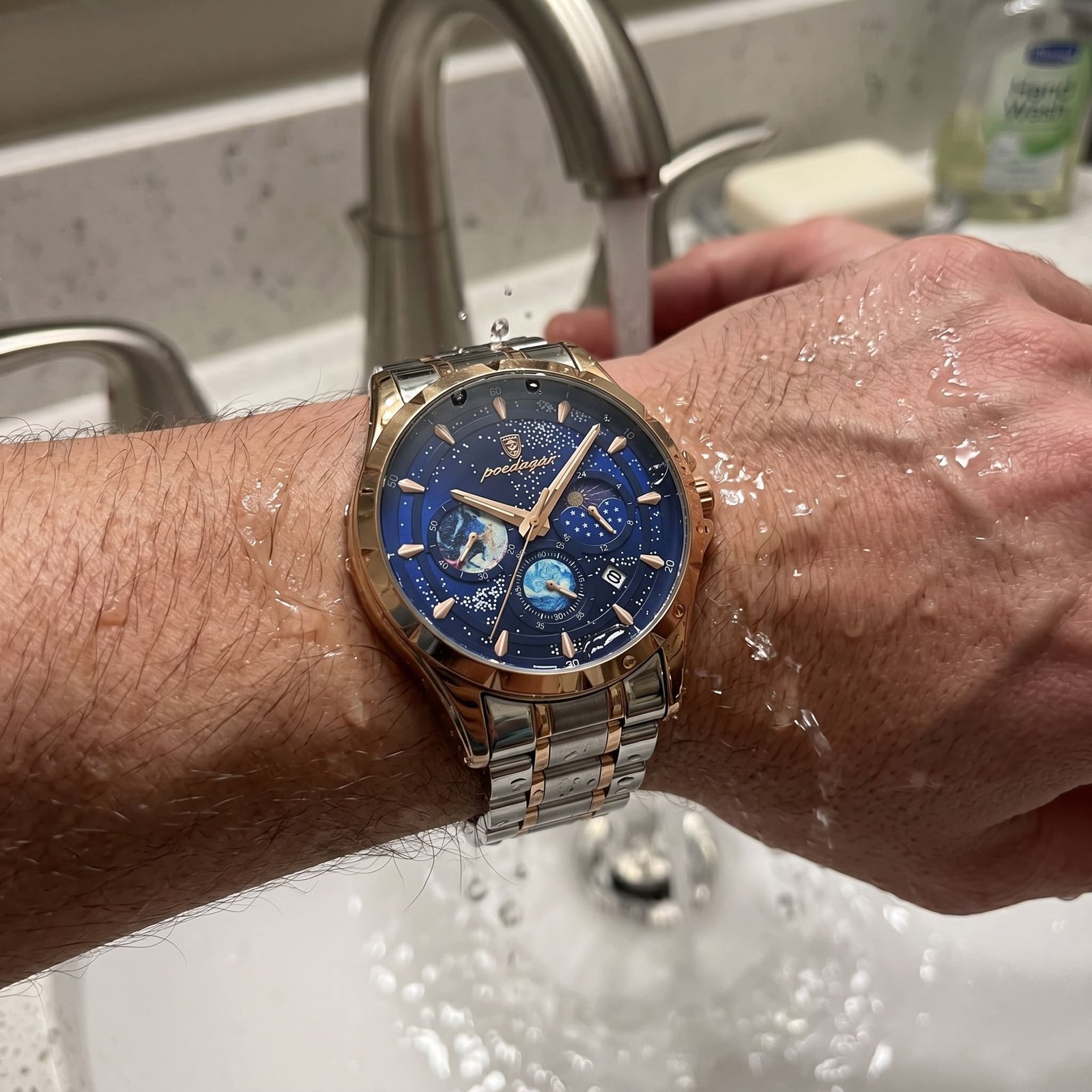 Nautique or rose — résistant au quotidien